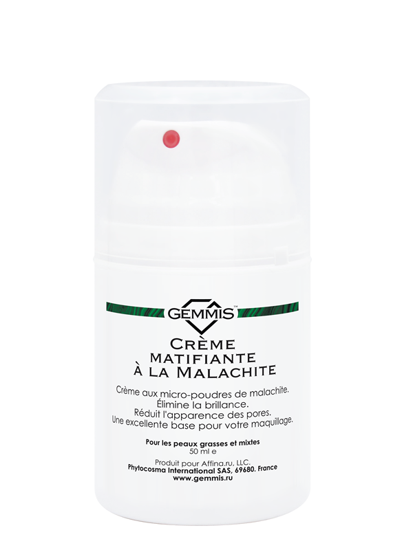 GEMMIS Малахитовый крем матирующий Crème matifiante à la Malachite Crème matifiante à la Malachite
